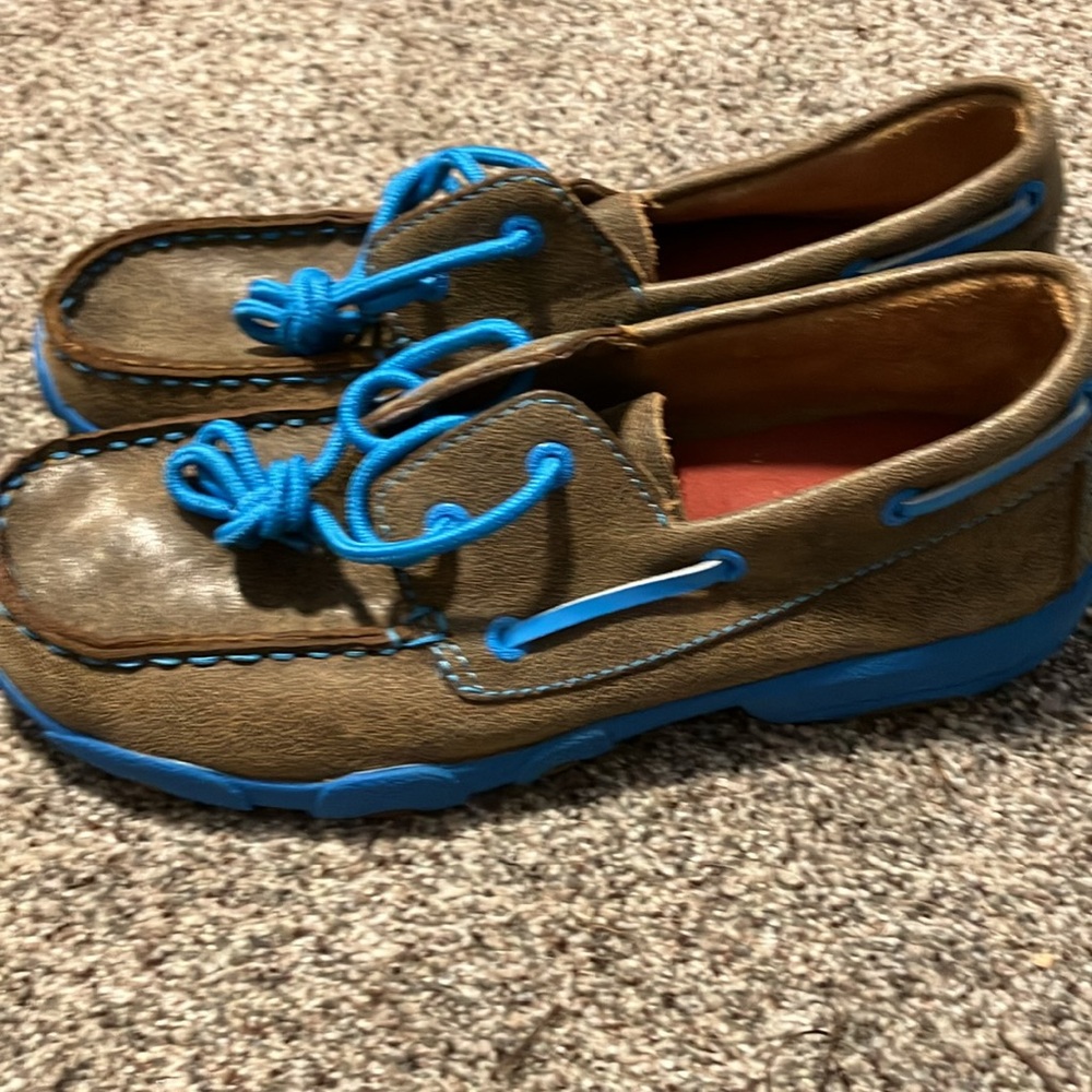 Twisted X Leather Loafers New Size 5 mens. 8.5 Ladies Shoes - Picture 4 of 6